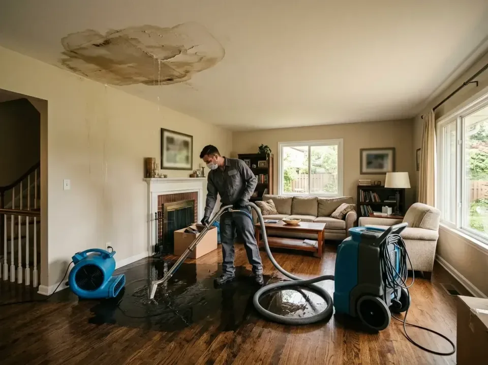 attic-pipe-burst-ceiling-drip-008 — frequently asked questions, Water Damage Restoration & Carpet Care in Abbeville, LA